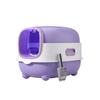 Extra Large Enclosed Cat Litter Box with Disinfection & Deodorization, Anti-Splash Design