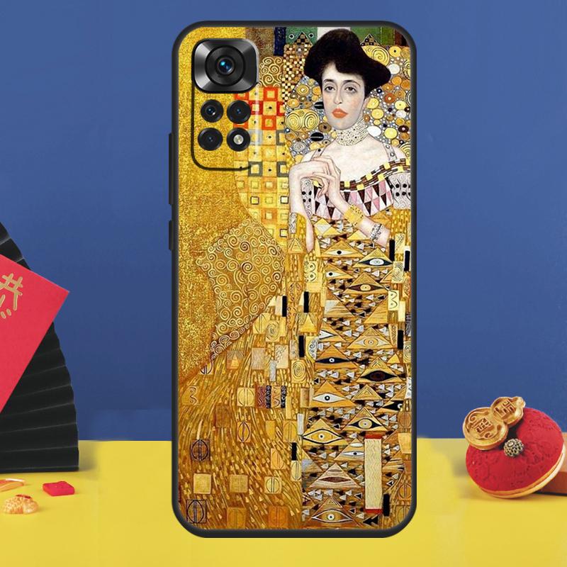 Gustav Klimt Abstract painting Phone Case For Xiaomi Redmi Note 14 Pro 13 12 11 9 10 15 Pro Plus 10C 12C 14C 13C 15C Cover