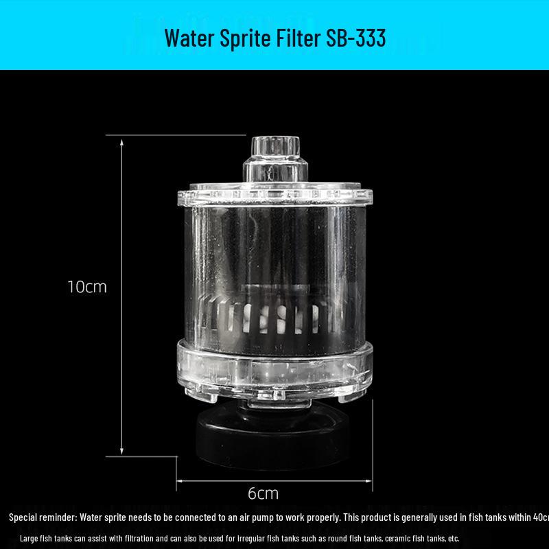 Songbao Water Fairy Pneumatic Aquarium Filter & Aeration Pump for Fish, Shrimp, & Turtle Tanks
