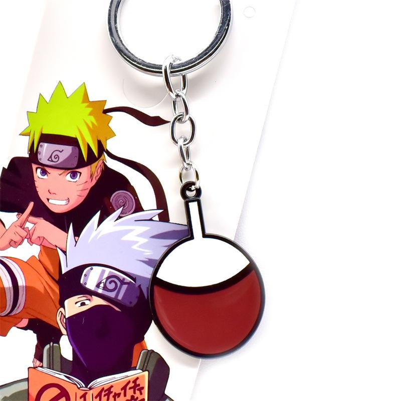 Anime Naruto Mask Keychain Uchiha Itachi Uzumaki Naruto Alloy Car Keychain Bag Pendant Key Ring Boys Girls Cosplay Accessories