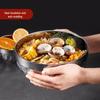 MAXCOOK 304 Stainless Steel Double-Layer Insulated Bowl