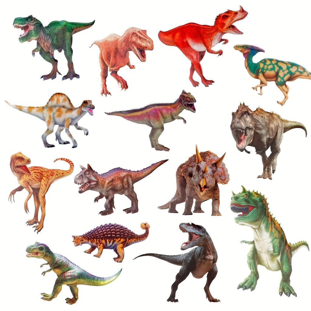 5pcs Dinosaur Stickers 3D Dino Puffy Stickers for Jurassic Theme Birthday Party Favors Birthday Gifts Reward Stickers JXB