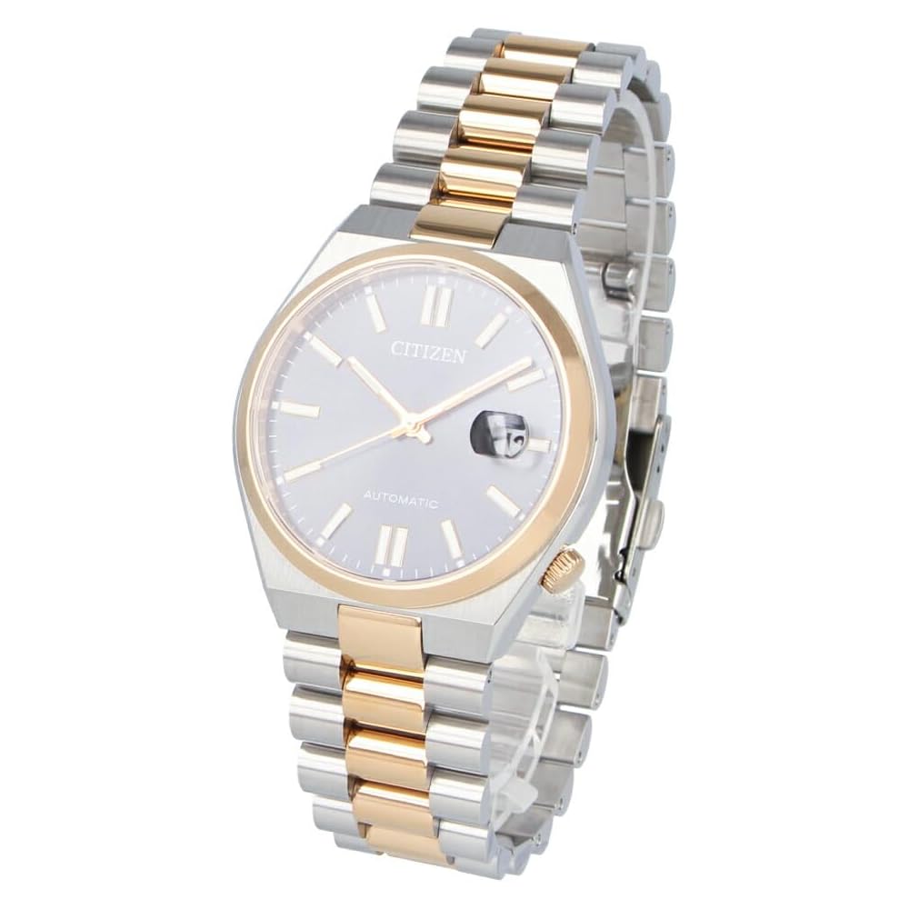 Citizen Citizen Collection Tsuyosa Men's Automatic Watch Silver Pink Gold Black NJ0154-80H