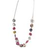 Les Trésors De Lily [N9565] - Multicolored 'New Life' Handmade Leather Long Necklace (handmade)
