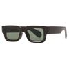 2025 European Men's Stylish Square Sunglasses with Thick Frames and Rivet Detail