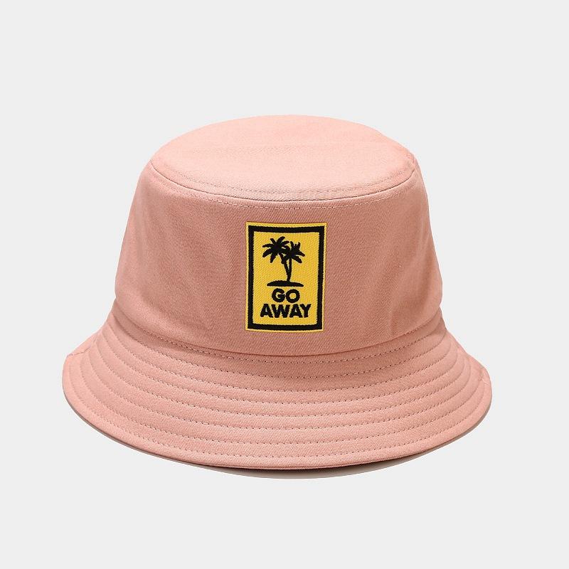 New Men's and Women's Fashion Trend Casual Bucket Hat Go Away Alphabet Basin Hat Student Couple Sun Hat