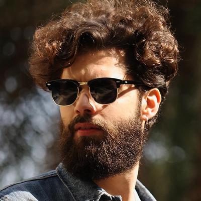 Ochelari de soare retro polarizați anti-UV pentru condus 3016