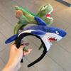 2023 Cute Dinosaur Crab Headband for Women - Cartoon Hair Accessory for Face Washing