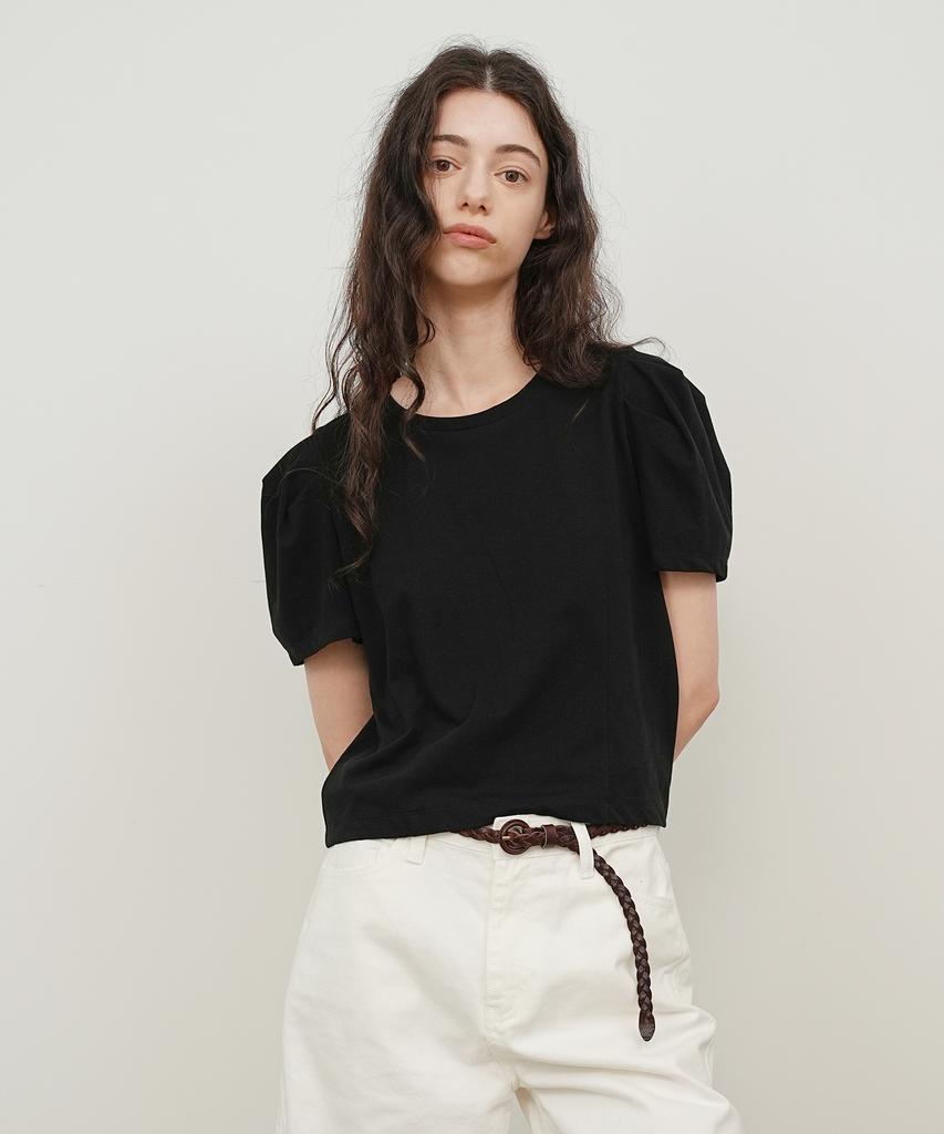 PAUL&ALICE Puff Round Neck Tee / 2 Colors