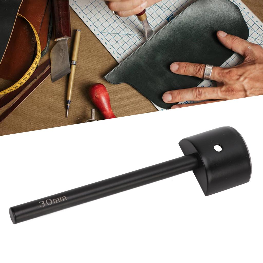 Strap End Punch Making Black Appearance Stainless Steel Incisive Blade Fast Cutting Half Round Cutter Punch