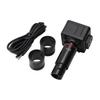 USB Electronic Eyepiece 0.5X/1X Microscope with 30 & 30.5mm Adapter for Biological Captures Hi-Res Images- 30FPS Video