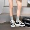 Little White Shoes Women's 2025 Autumn New Thick-soled Heightening Board Shoes Women's Versatile Flat-bottomed Breathable Casual Shoes