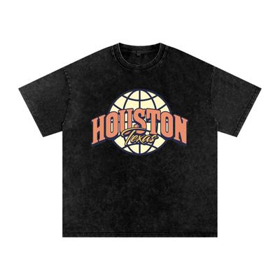 Houston Texas | Snow Washed Oversized Cotton T-Shirt and Kids Shirt