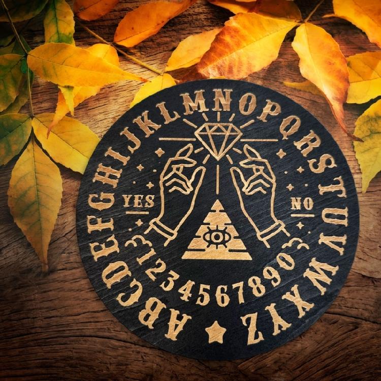 Holz Pendelbrett für Divination Mondenergie Platten Meditation Hexerei Zubehör Altar Metaphysische Astrologie Rituale