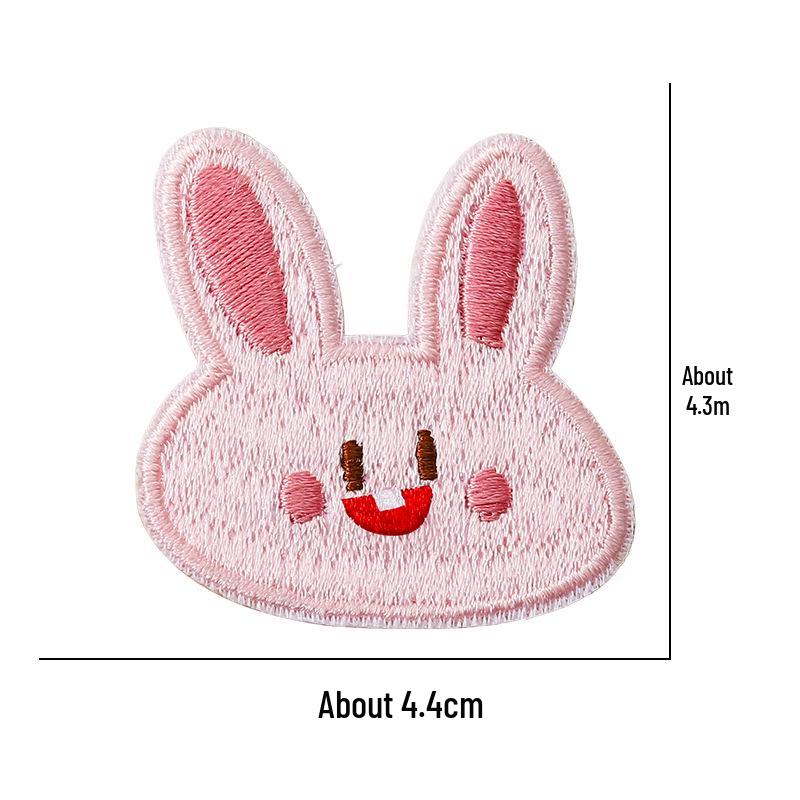 Self-Adhesive Embroidery Cartoon Patch Stickers for Clothes and DIY Journals