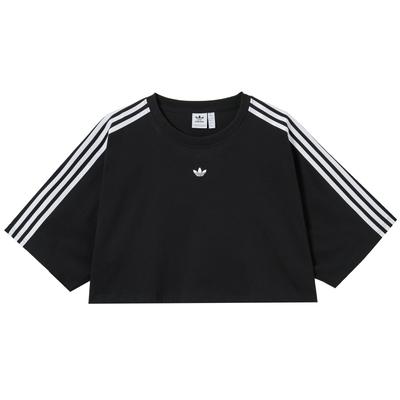 (WMNS) Adilenium Season 3 Boxy Oversized T-Shirt Asien Sizing 'Black White' Damen JY8884