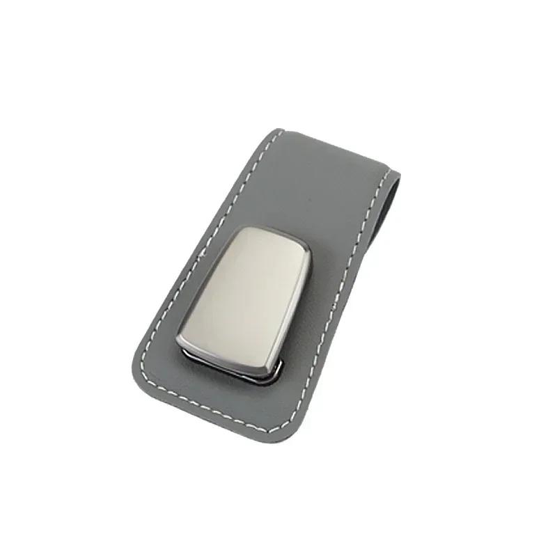 Multifunction Car Sun Visor Glasses Clip Leather Eyeglasses Clip Automobile Sunglasses Holder Card Case Auto Interior Accessorie