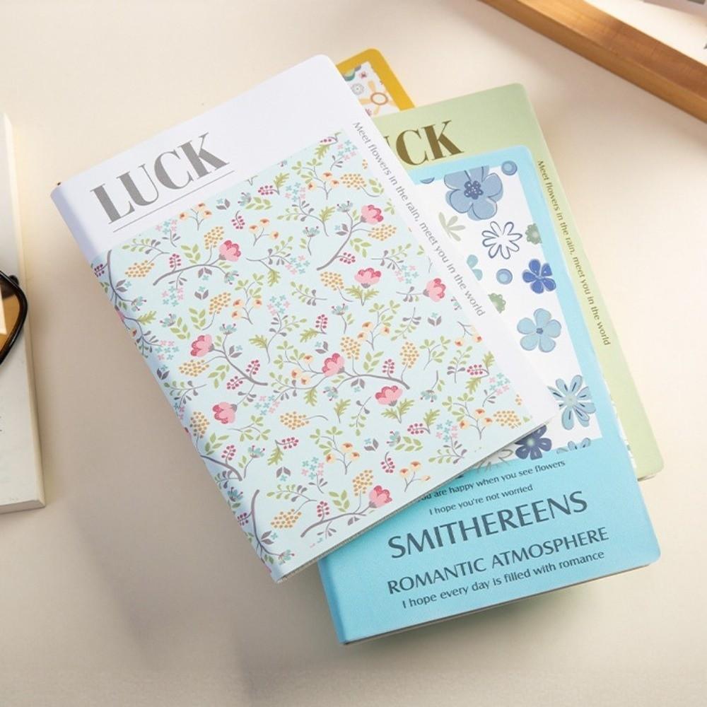 Cute Office Journal Diary Notepad Thickened Class lined NoteBook Floral Flower Notebook Student