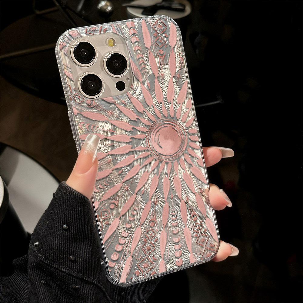 Feather Luster Phone Case for Samsung A53 A14 A33 A12 A32 S24 S23 Plus S20 S21 FE for iPhone 17 15 16 13 Pro 17 16 Pro Max Butterfly Bow Phone Case