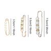 6/12PCS Random Mix Size Waistline Adjusting Pin Trousers Waist Fastener Pin Clip Fashion Artificial Pearl Decorative Buckles ZYF