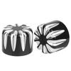 Pair of Motorcycle CNC Aluminum Axle Nut Cap Cover Water Drop Type Fit for Electra Road Glides