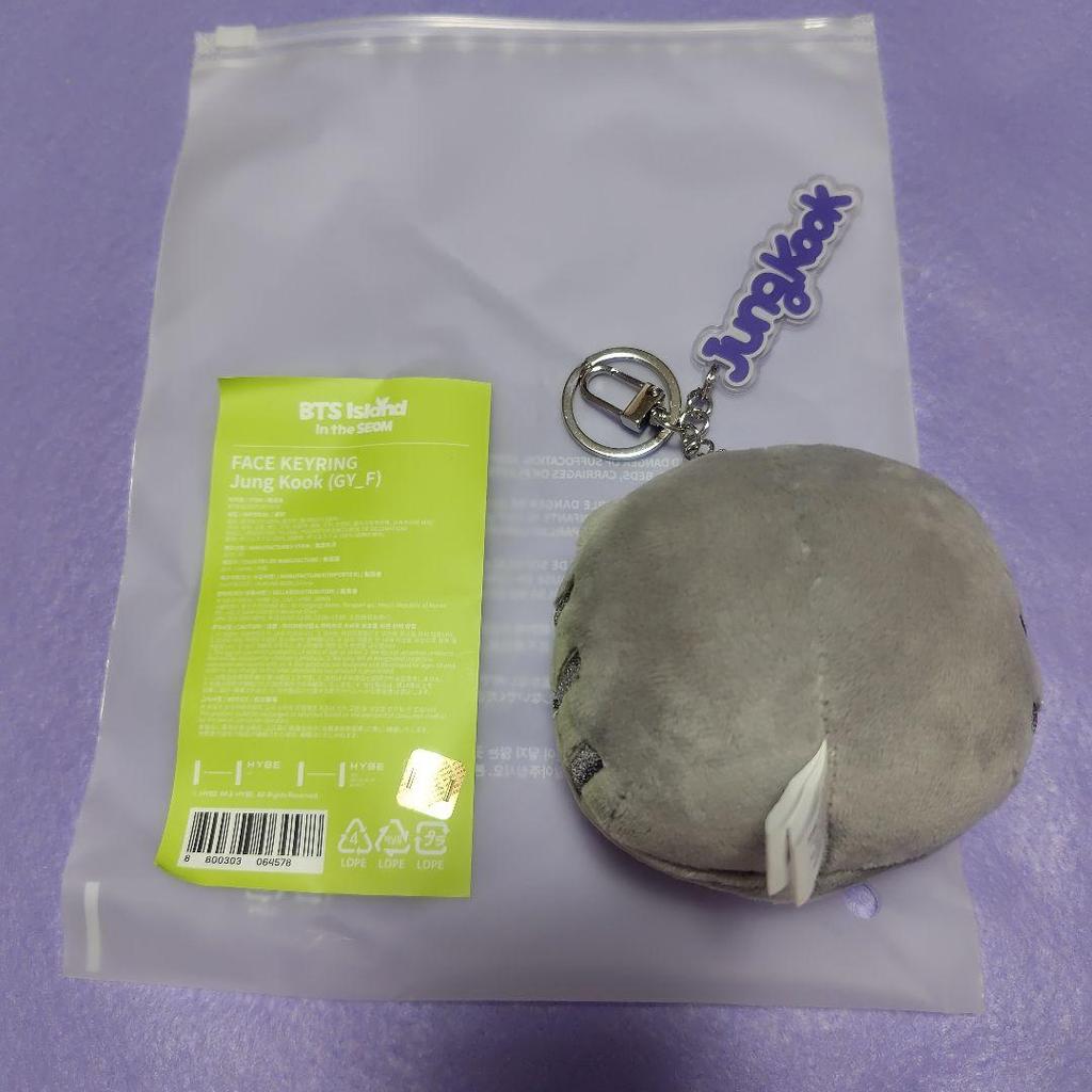 [USED] Jungkook BTS FESTA 2025 Face Key Ring intheseom