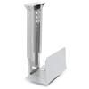 Vertical Desktop CPU Stand 340-540mm Matt Chrome Finish