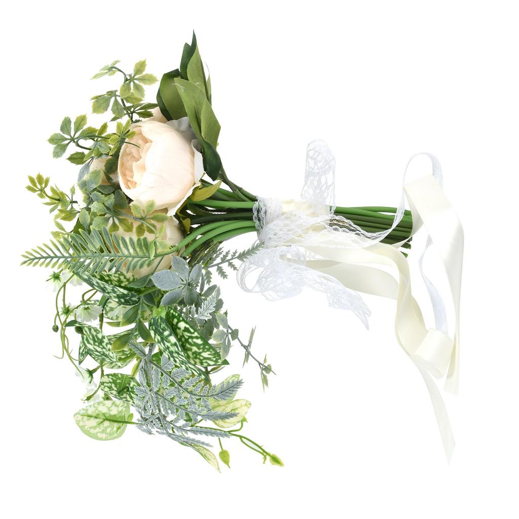 Hand Bouquet of Flowers Bride Wedding Simulation Wedding Photo Props Bouquet for Weddings Stages Living Rooms Bedrooms