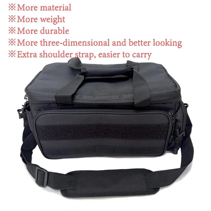 Vylepšená brašna na nářadí s ramenním popruhem, dno proti oděru, taktická taška na ruční nářadí, víceúčelová pracovní taška pro opraváře, tesaře