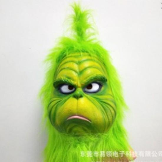 Christmas masks The Grinch Christmas mask Red Monster Costume Role Play Funny