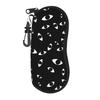Eye Pattern Glasses Case Cover Zip Sunglasses Case Unisex Daily Eyeglass Protector Soft Eyewear Storage