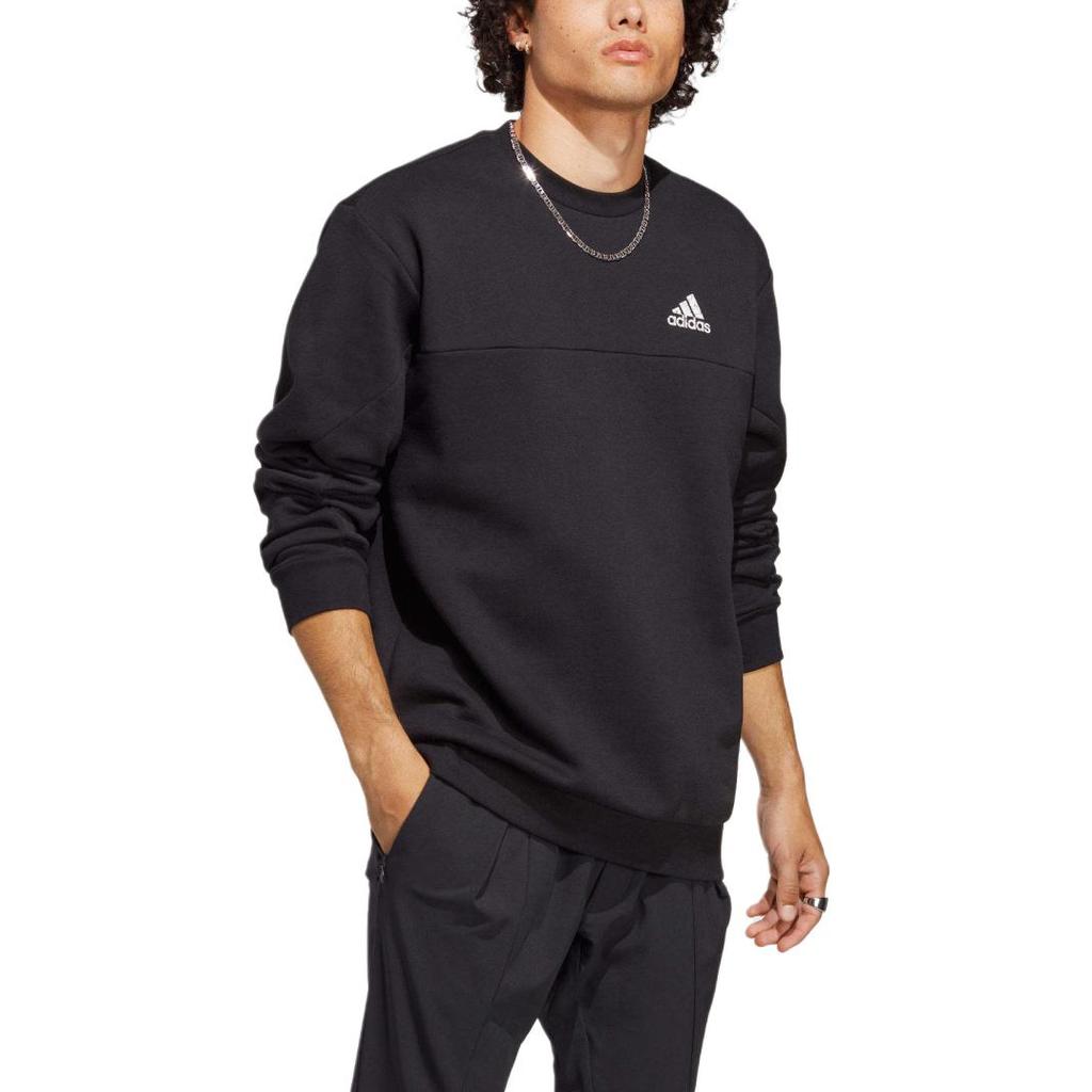 adidas Sweatshirts Men's Black Crew Neck Moderate Other HN4758