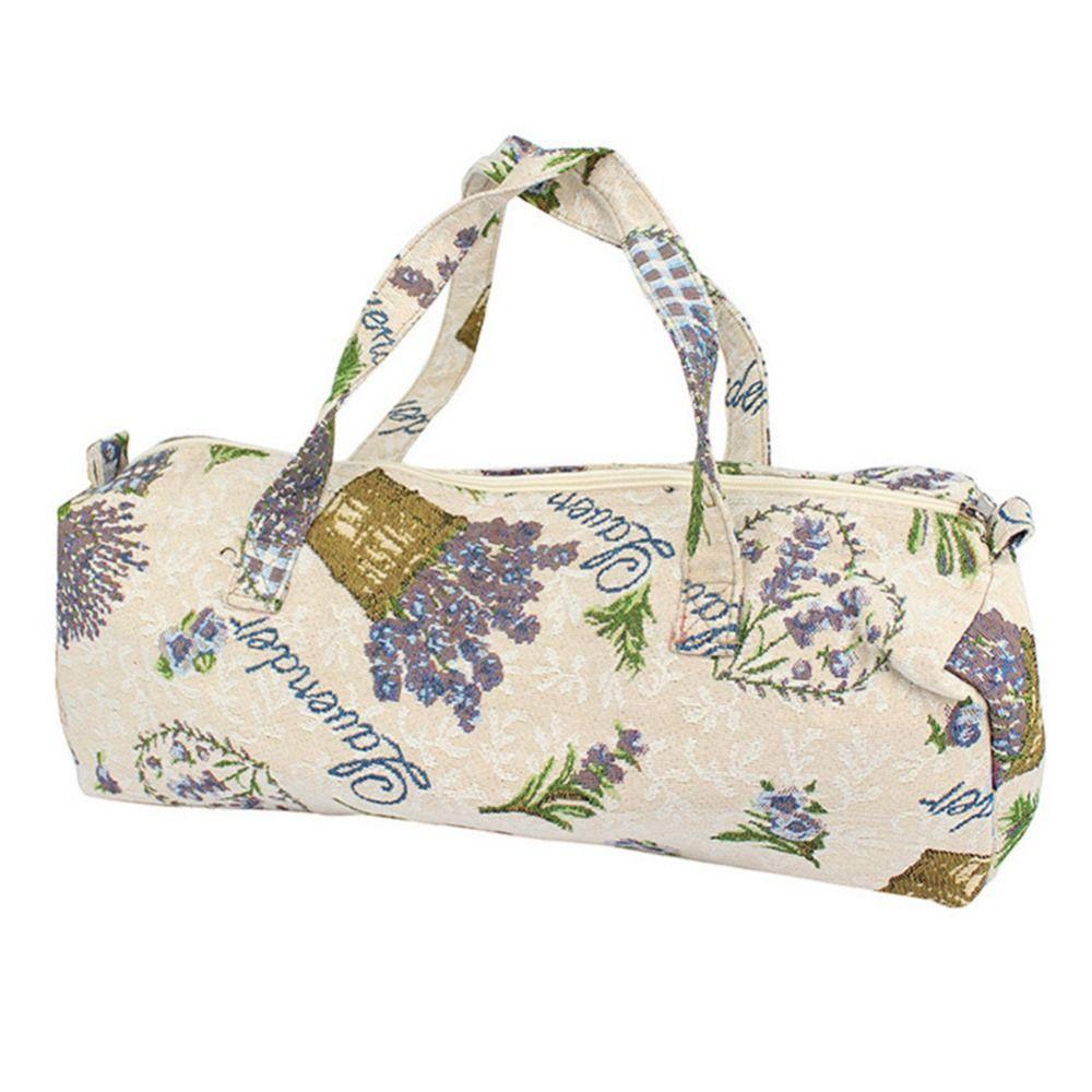 

Household Ladies Travel Bags Tulip Flower Knitting Tool Storage Bag Men фиолетовый