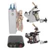 Professional Tattoo Kit Coil Tattoo Machine 3RL 5M1 Tattoo Needle Practice Exercise Skin Set