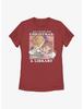 Beauty And The Beast A Library Christmas Present Womens T-Shirt