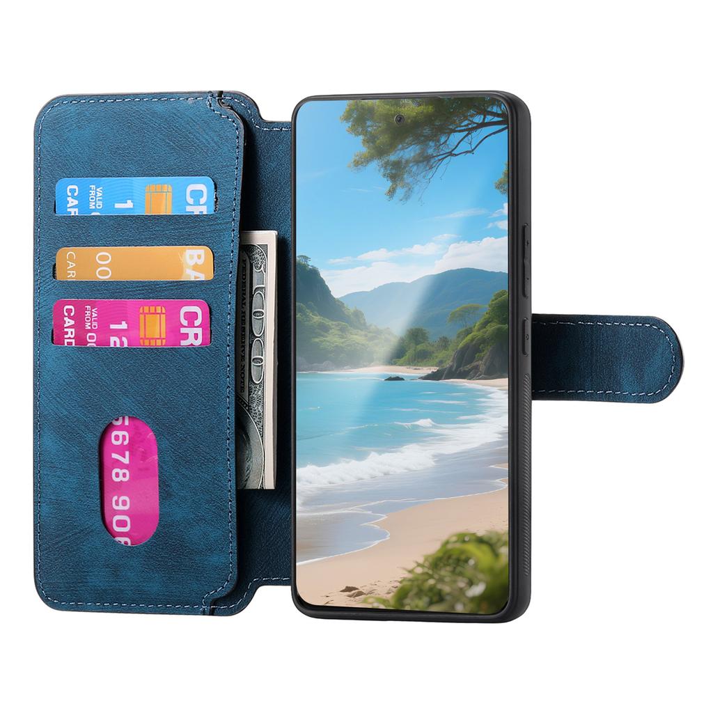 För Honor 400 5G (Global) Magnetiskt Fodral CASENEO Avtagbart Läder Telefonplånboksfodral