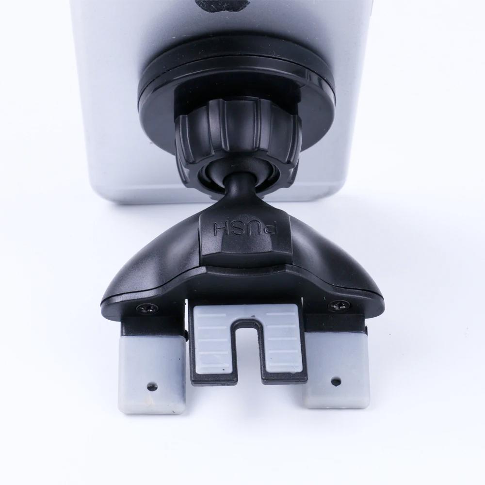 360º Universal Magnetic Car CD Slot Cradle Cell Phone GPS Mount Clip for iPhone Mobile Phone Holder Air Vent Outlet Mount Holder