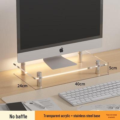 Utop Transparent Acrylic Monitor Stand