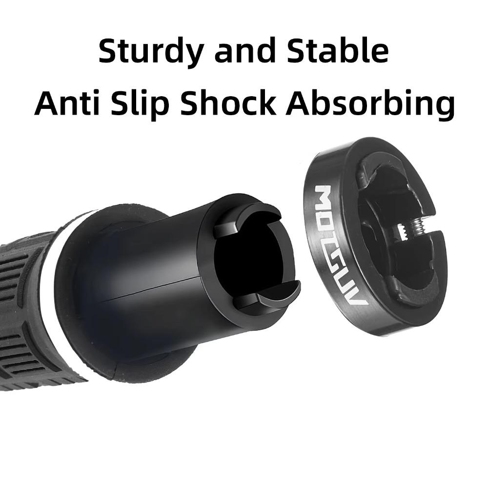 Non-Slip Rubber Bicycle Grips Aluminum Alloy Lockring Handle Bar Grips Cycling Accessories