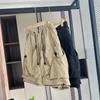 Men's Summer American-Style Simple Athletic Wide-Leg Shorts: Casual Workwear Straight-Leg Pants