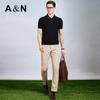Men's Silk Blend Long-Staple Cotton Polo Shirt