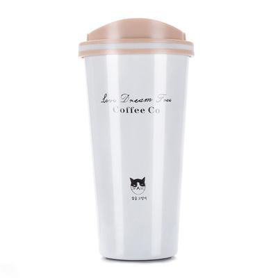 500 ml Thermosbecher Kaffeetasse mit Deckel Thermocup Dichtung Edelstahl Isolierflaschen Thermoskannen Thermobecher für Auto Meine Wasserflasche