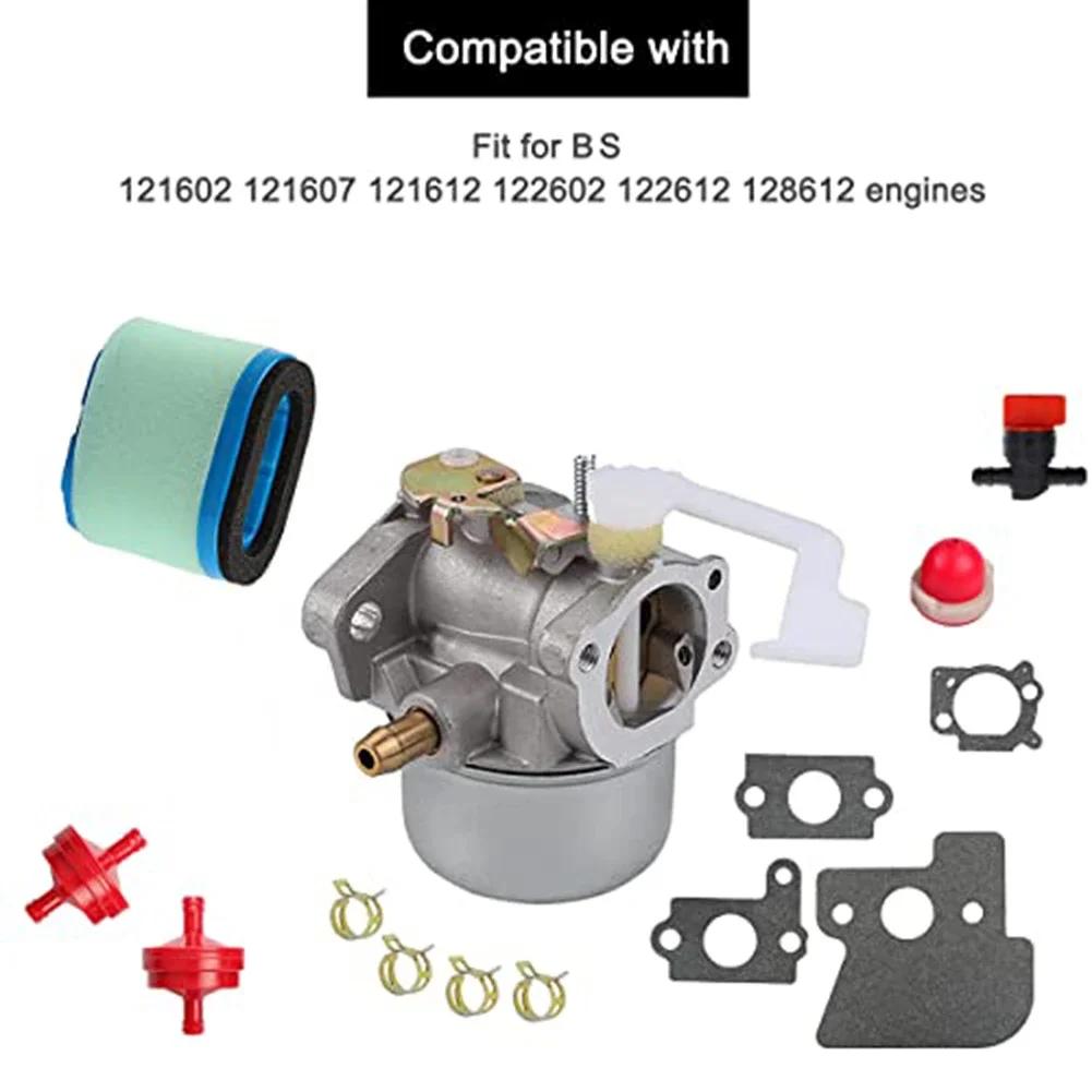Complete Carburetor Replacement Kit for BS Engine Models 690152 694203 121602 121607 Includes Essential Components