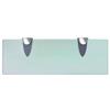 VidaXL Étagères murales 2 pcs Verre 30 x 10 cm 8 mm