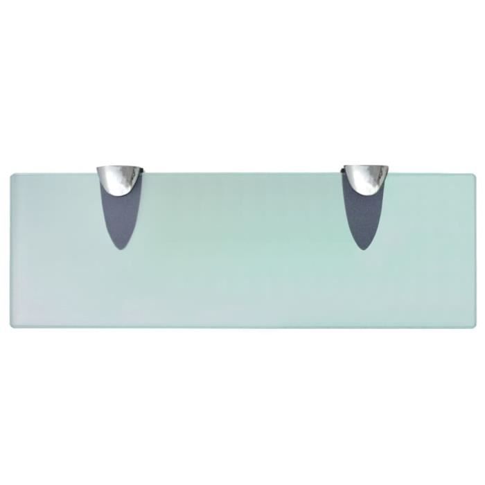 VidaXL Étagères murales 2 pcs Verre 30 x 10 cm 8 mm
