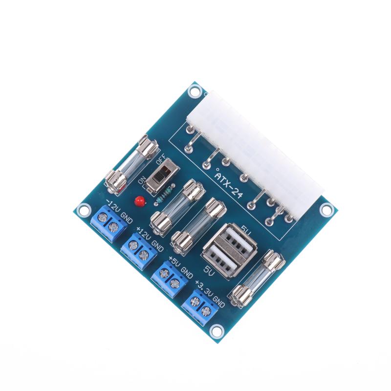 1 Piece Power Adapter Supply Test Module Power Supply Circuit Outlet Module Hu-M28W Desktop Pc Power Atx Transfer Board