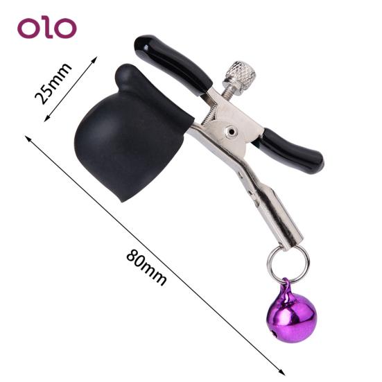 Breast Nipple Adult Toy Stimulator Toy Flirting Sex Clamp Bell Vibrator Vibrating Clip