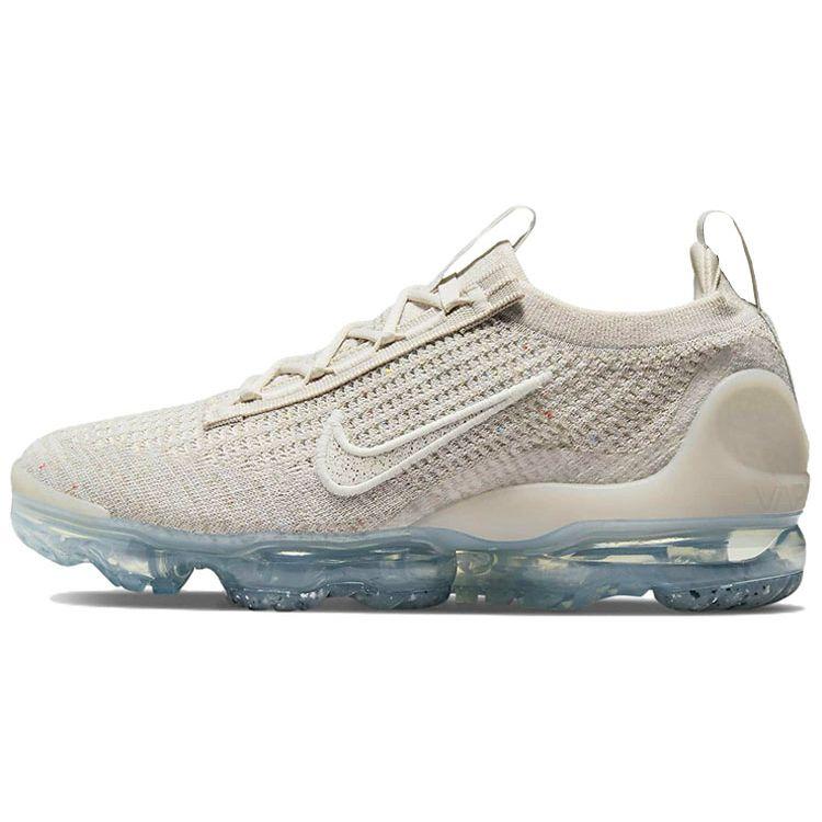 Nike Air VaporMax 2021 Flyknit Phantom Metallic Silver Women Sneakers White Summit-White DJ9975-001