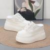 Fashion 10CM Air Mesh Breathable Sandal Slippers Pumps Platform Wedge Luxury Hidden Heels Summer Round Big Toe Fashion Women Shoes