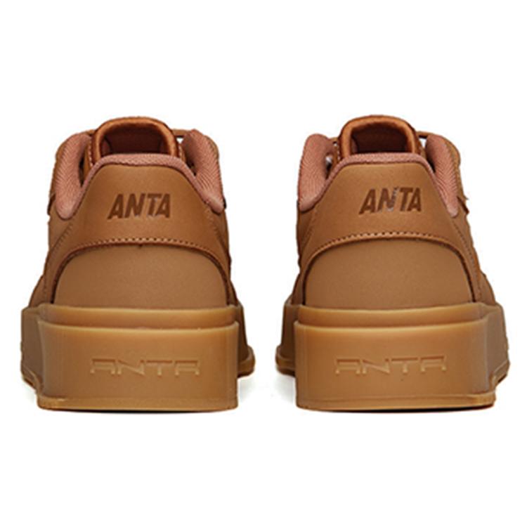 Anta Synthetic Leather Low top Balance Lightweight Abrasion Resistant Slip Resistant Support Skateboard Shoes Men's 112148073-2
